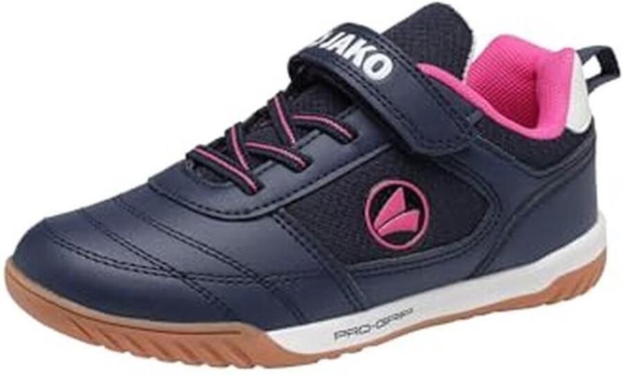 JAKO J-sh Winger Ev indoor gymschoen voor meisjes Dk Navy Daisy Pink