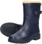 XQ Footwear Kids Rubber Rain Boots Fur Kinderlaarzen blauw - Thumbnail 1