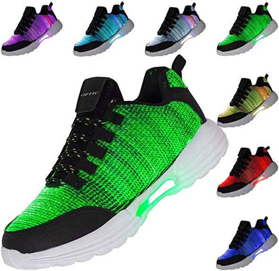 Led schoenen fiber met lichtjes- led fiber optic lichtgevende schoenen festival kleding schoenen met lichtjes