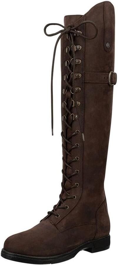 Leren Winter Rijlaarzen Robuust Waterafstotend Nubuck Outdoor & Wandelen