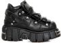 New Rock Lage schoenen M-106-S1 Zwart Zilverkleurig - Thumbnail 1