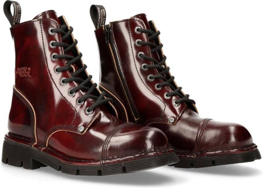 New Rock Veterlaars M-MILI083C-S56 Bordeaux rood