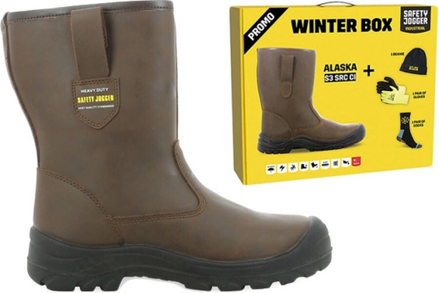 Safety Jogger Alaska Winterbox S3 Bruin Veiligheidslaarzen