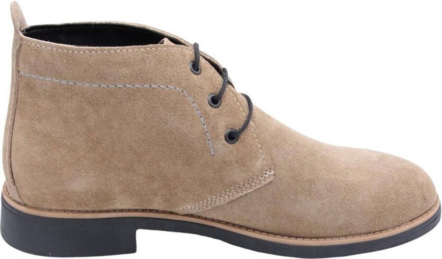 Online Express Schoenen Veterschoenen Herenschoenen desert boot Stijlvolle Licht gevoerde mannen laarzen 1025 Suède leer Camel - Foto 1