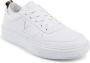 19v69 Italia Witte Synthetisch Leren Sneaker White Heren - Thumbnail 1
