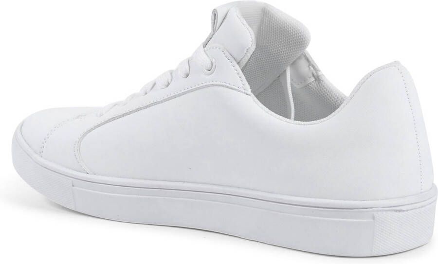 19v69 Italia Witte Synthetisch Leren Sneaker White Dames