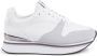 19v69 Italia Witte Synthetisch Leren Sneaker White Dames - Thumbnail 1