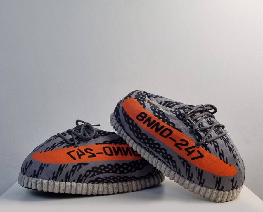 Merkloos Sans marque Sneaker Sloffen Yeezy Sloffen Paars Met Oranje Details 36 43 Onesize Unisex