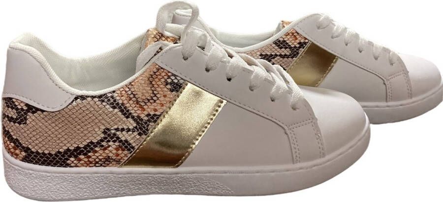 Merkloos Sans marque Sneakers wit goud - Foto 1