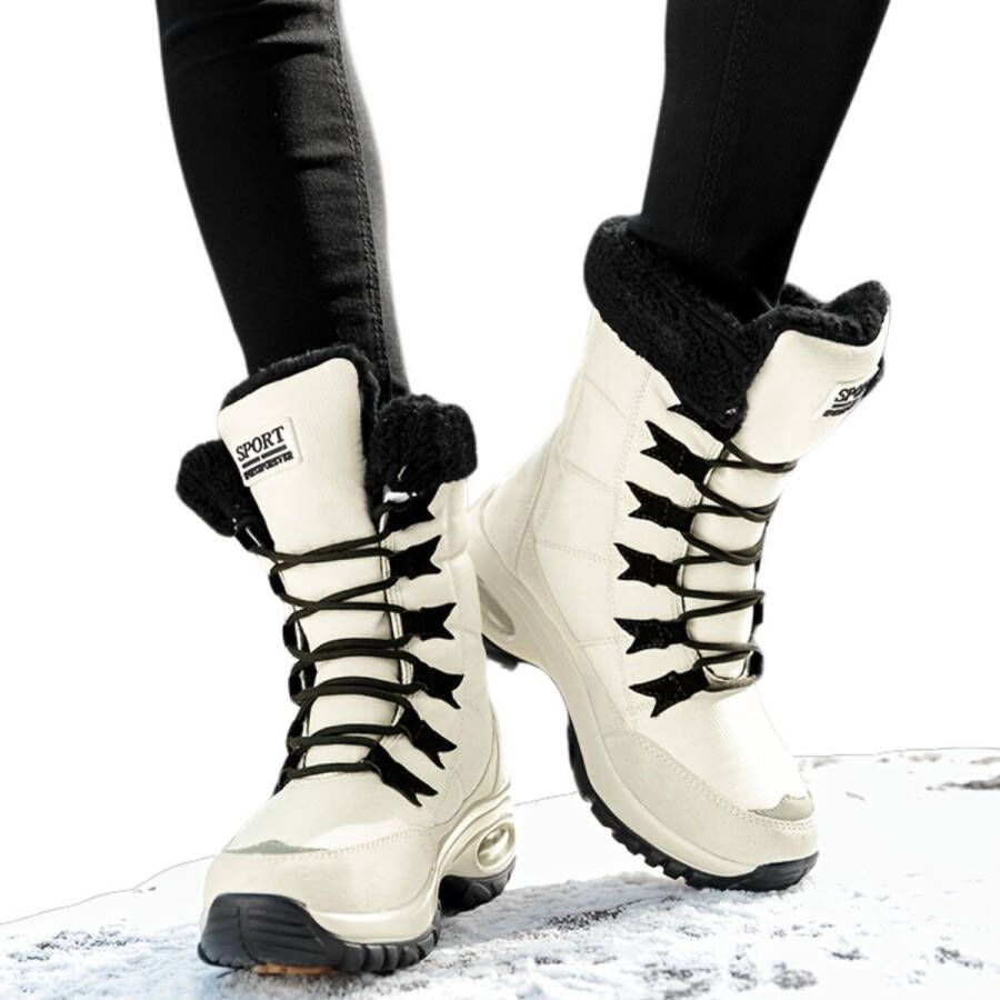 Xerolax Sneeuwboots Sneeuwschoenen Snowboots Wintersport Dames Ski Gadgets Wit