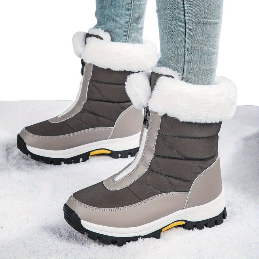 Xerolax Sneeuwboots Sneeuwschoenen Wintersport Dames Snowboots Ski Gadgets Grijs