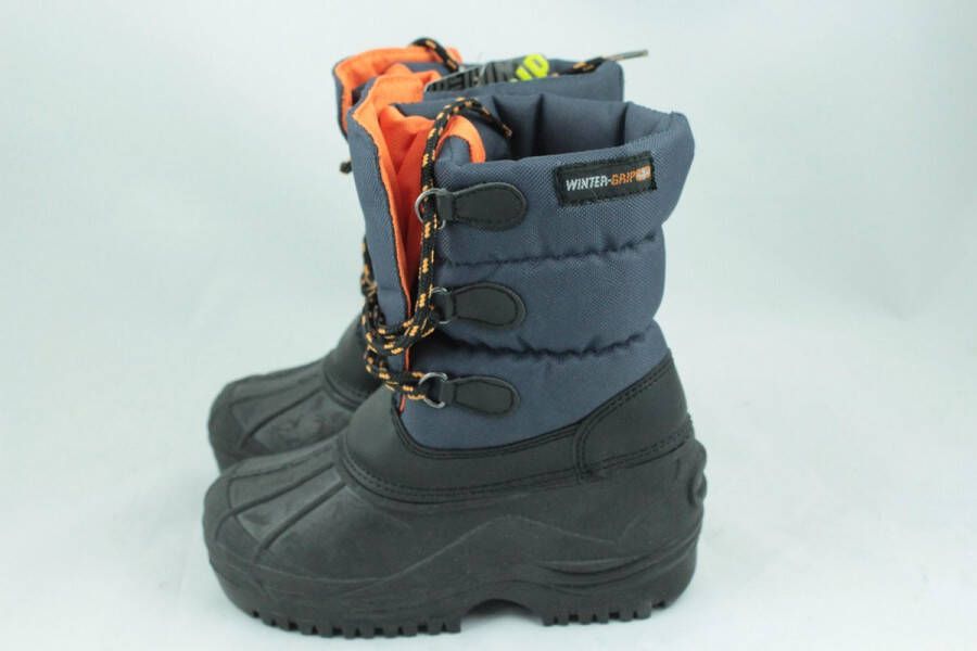 Snowboot D.blauw-oranje