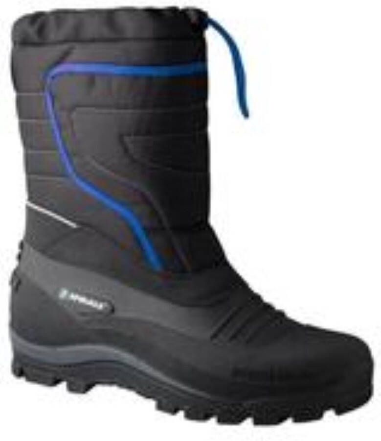 Snowboots L724 gevoerd zwart blauw Spirale