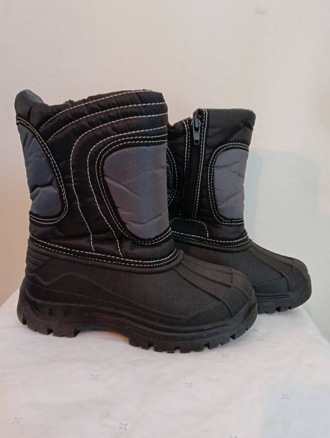 Snowboots jongens zwart