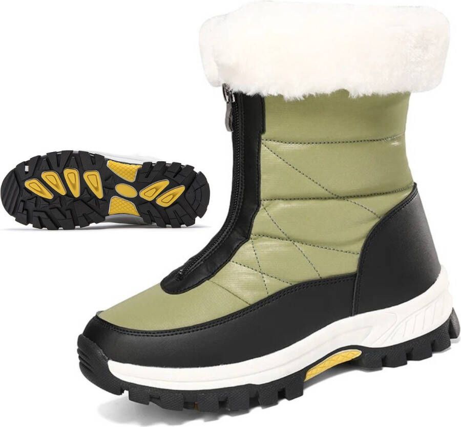 Xerolax Snowboots Sneeuwschoenen Sneeuwboots Dames Wintersport Ski Gadgets Groen