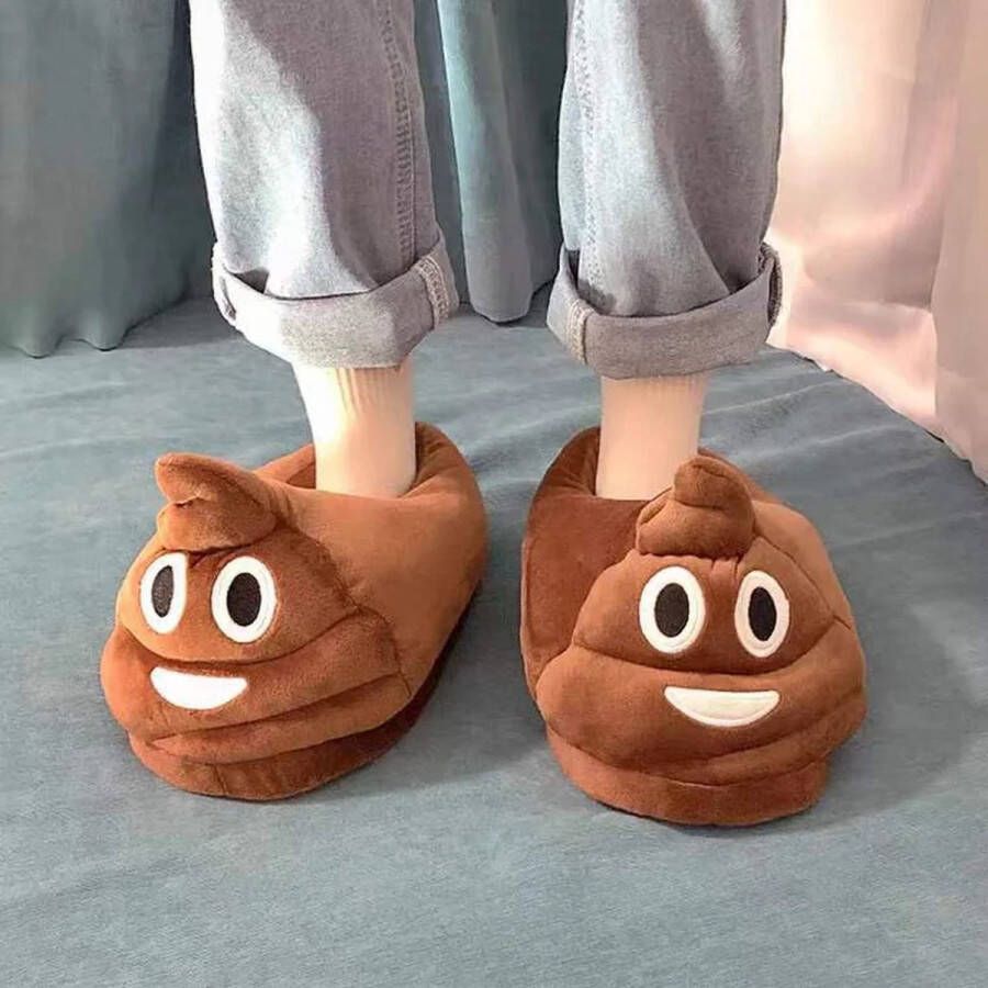 Unisex Cartoon Pluche Slippers Warme Verdikkende Indoor Schoenen voor nen en Comfortabele Antislip Winter Pantoffels en Sloffen voor Thuis