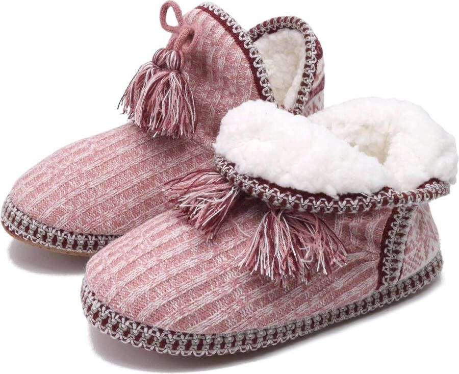 Warme en Comfortabele Dames Huisschoenen voor de Winter met Geheugenschuim en Zachte Voering