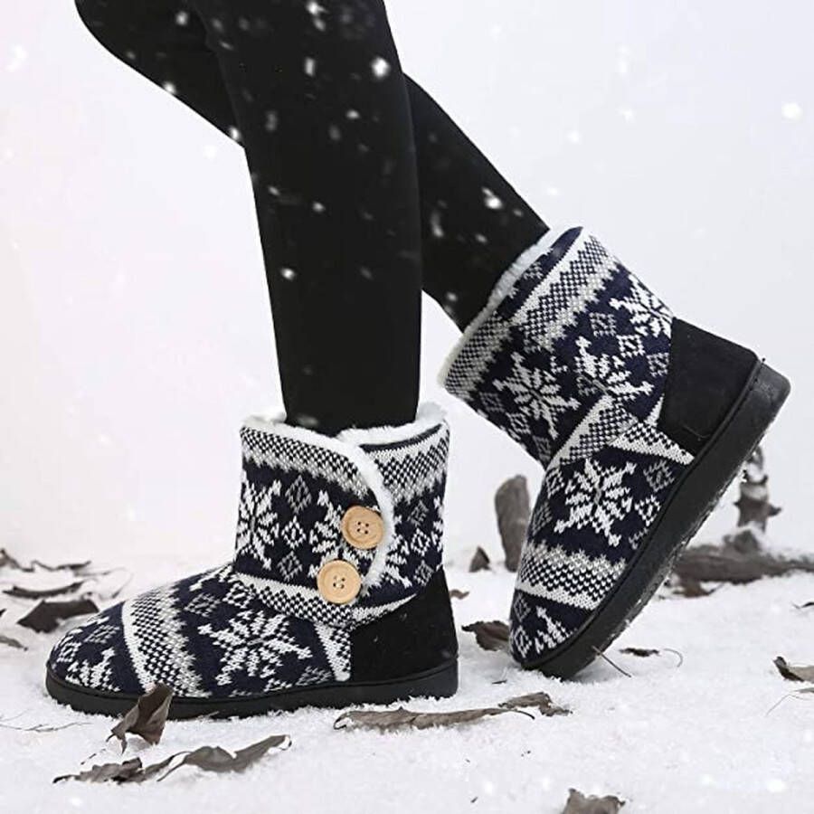 Warme winterslippers warm winter slippers bontpantoffels voor