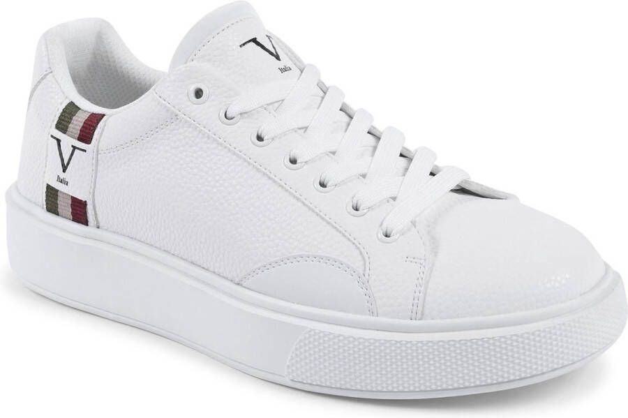 Witte Sneakers Van Synthetisch Leer