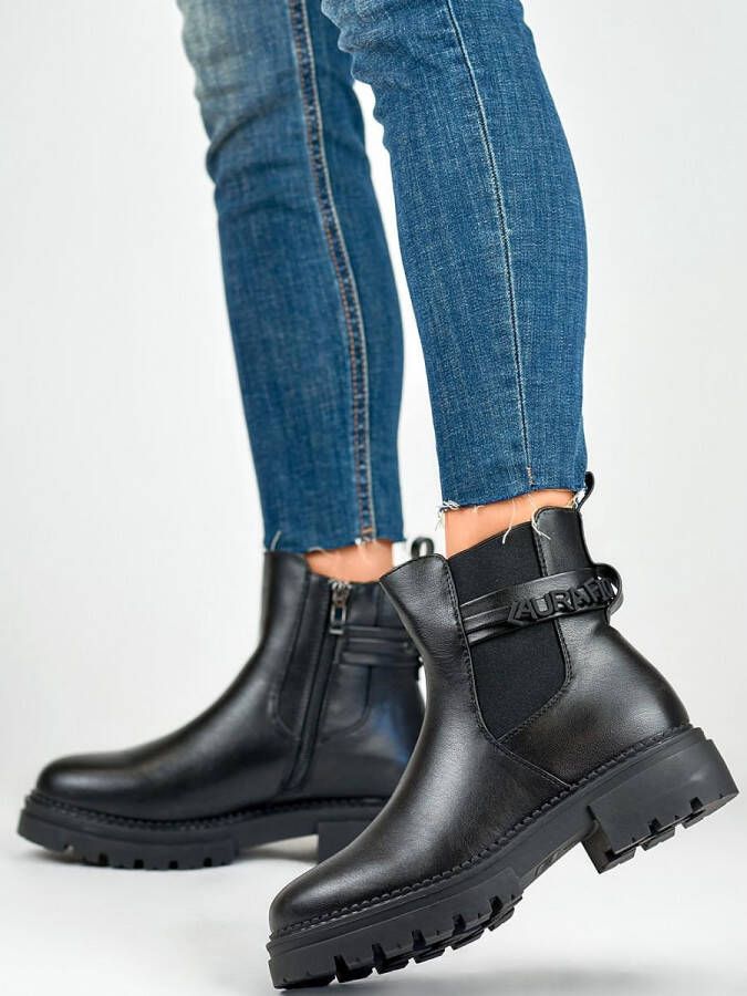 Zwarte Alledaagse Chelsea Boot