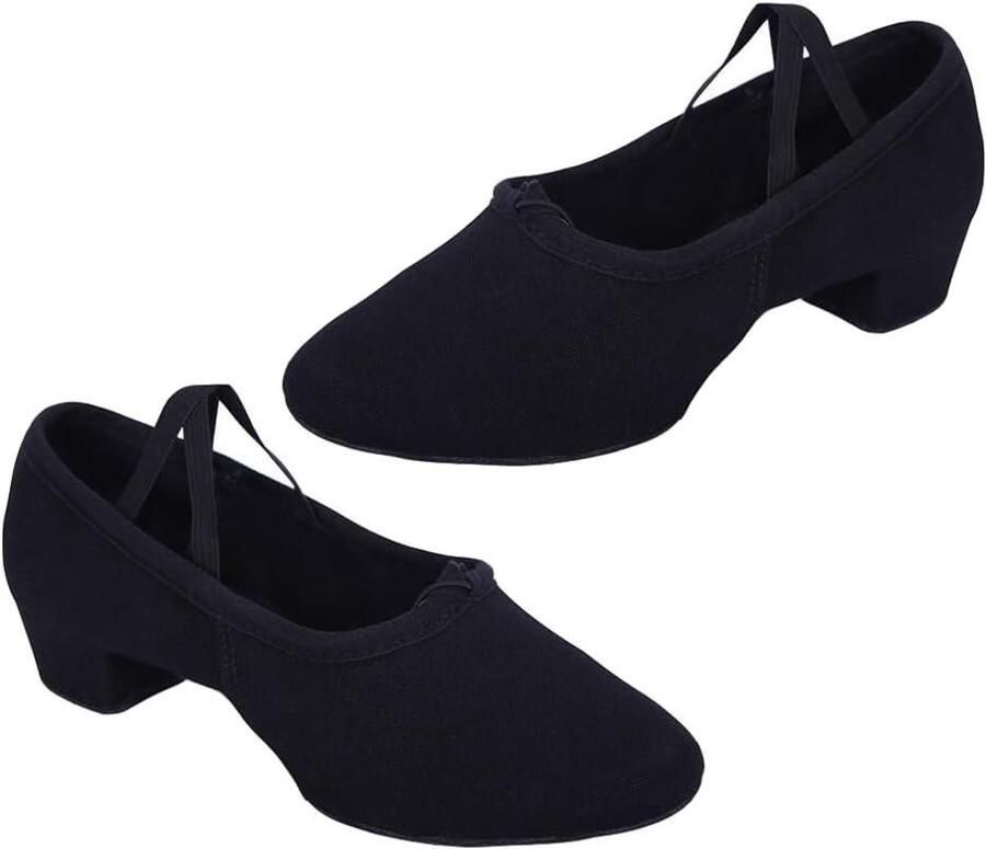 Dansschoenen voor volwassenen Balletschoenen met leren zool Meisjes yogaschoenen Tango dansschoenen Dans pantoffels met leer