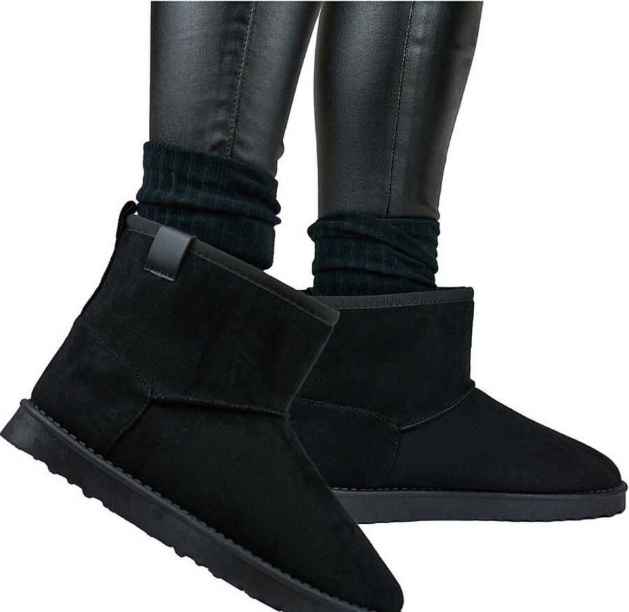 Zwarte Hoge Cozy Boots