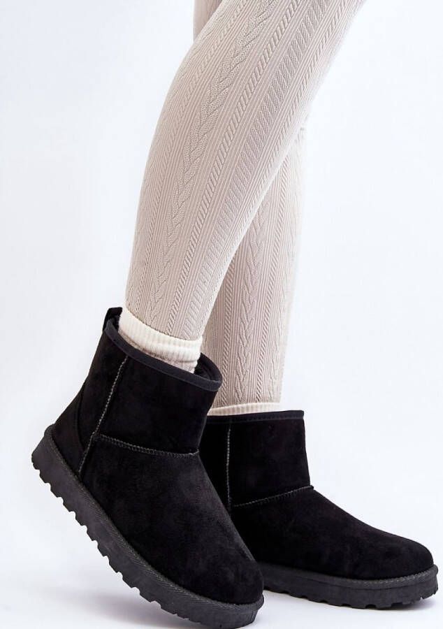 Zwarte Hoge Cozy Boots