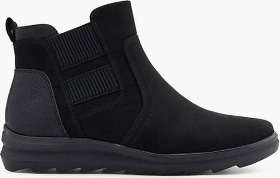 Easy Street Zwarte comfort enkelboots