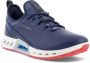 ECCO Golf Biom Lace Golfschoenen Voor Dames Blauw - Thumbnail 1