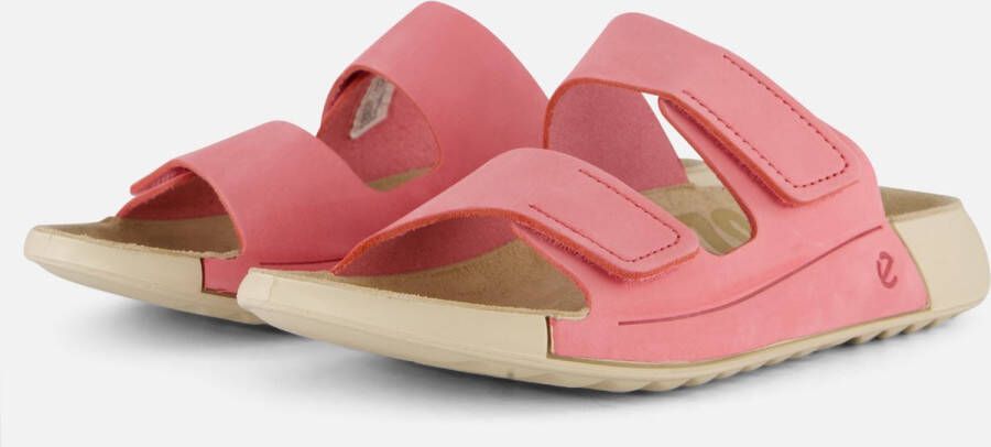 Ecco Slippers COZMO zomerschoen slippers met twee klittenbandsluitingen