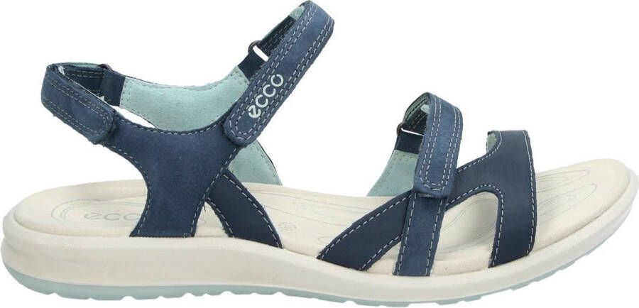 ECCO Cruise II leren dames sandalen blauw