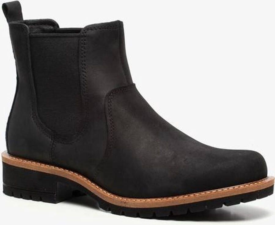 ECCO Elena leren dames chelsea boots Zwart