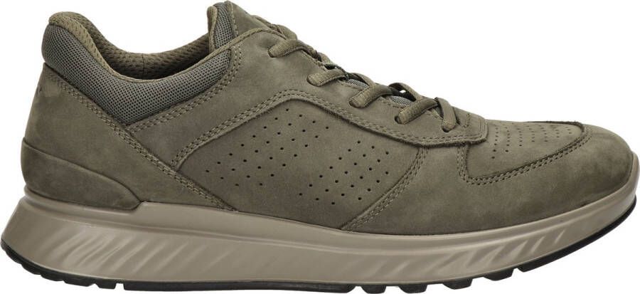 ECCO Exostride M Sneakers groen Nubuck Heren