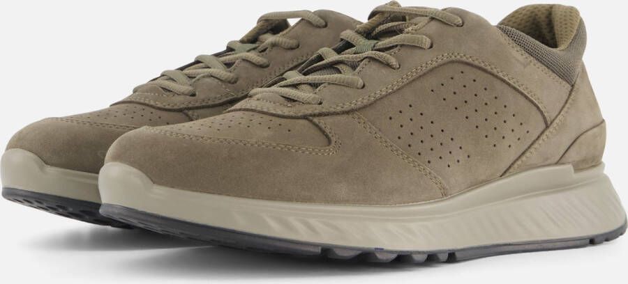 ECCO Exostride M Sneakers groen Nubuck Heren - Foto 1