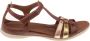 Ecco Sandalen Flash zomerschoen sandaal klittenbandschoen in metallic-look - Thumbnail 9