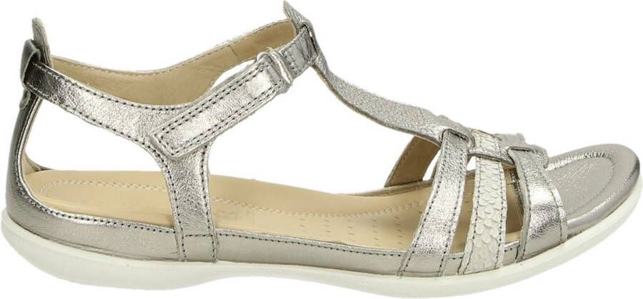 ECCO Sandaal Women Flash Warm Grey Metallic Moon Rock-Schoen