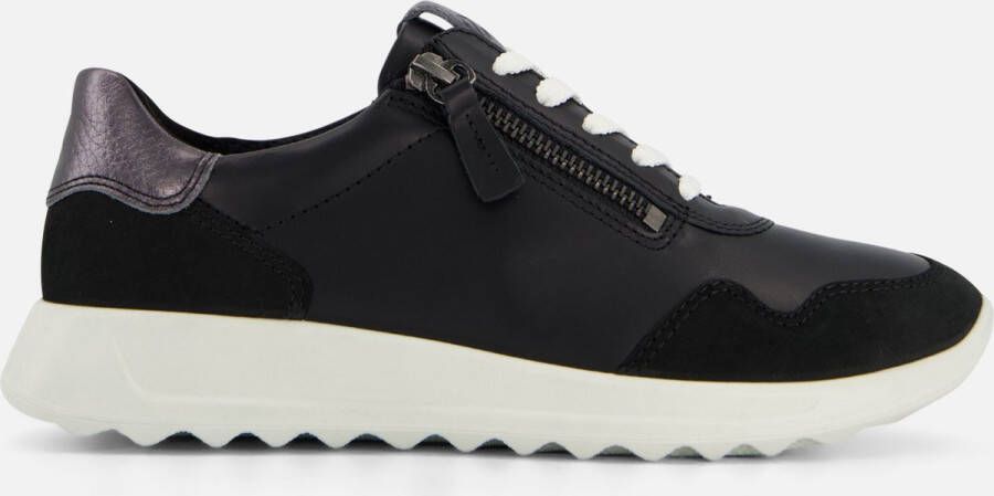 ECCO Flexure Runner W Sneakers zwart Leer Dames