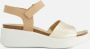 ECCO Flowt Wedge Cork Sandalen beige Nubuck Dames - Thumbnail 17