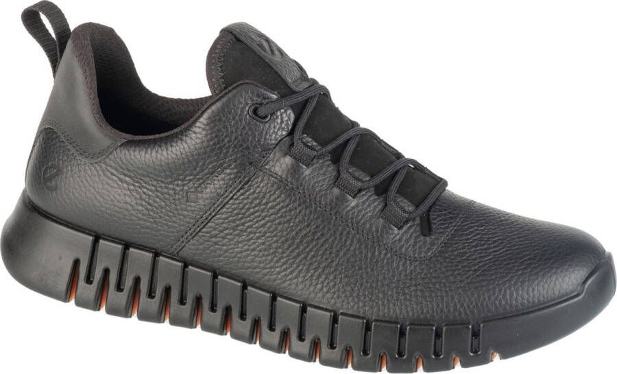 ECCO Gruuv M Lea GTX 525224-01001 Mannen Zwart Sneakers