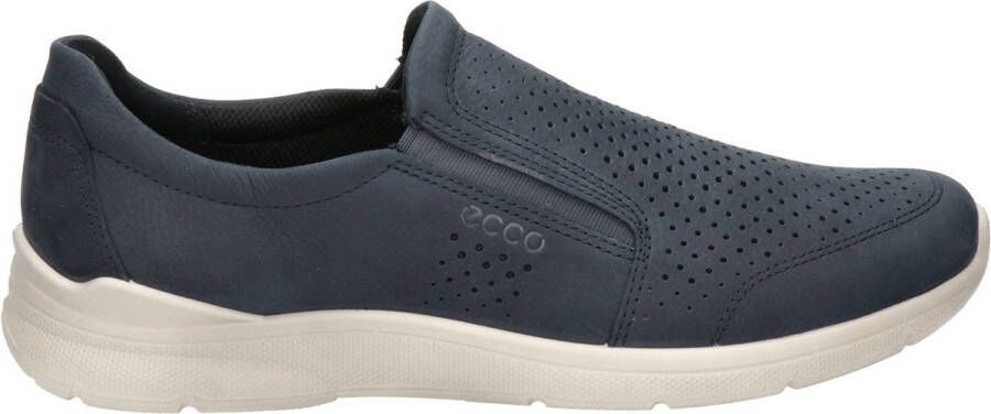 Ecco Slip-on sneakers Irving Slipper vrijetijdsschoen comfortabele schoen met luchtdoorlatende perforatie