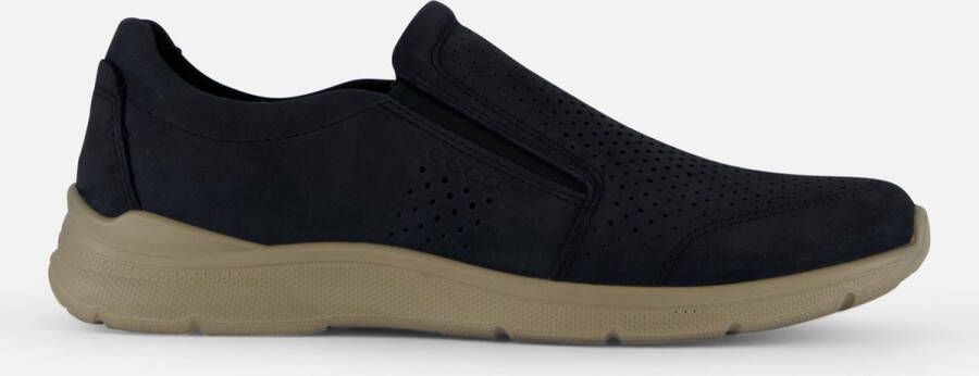 Ecco Slip-on sneakers Irving Slipper vrijetijdsschoen comfortabele schoen met luchtdoorlatende perforatie