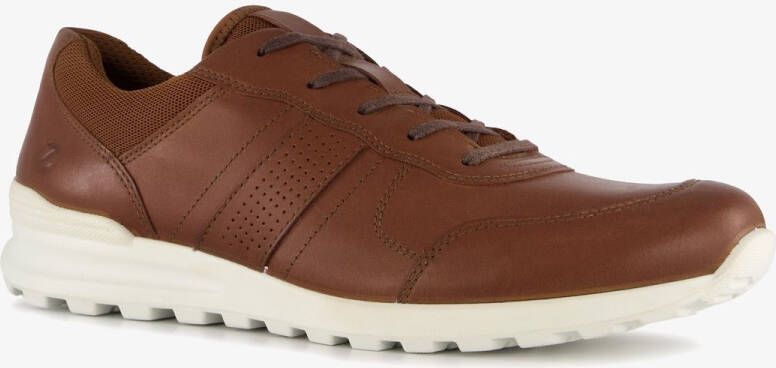 ECCO leren heren sneakers bruin Uitneembare zool