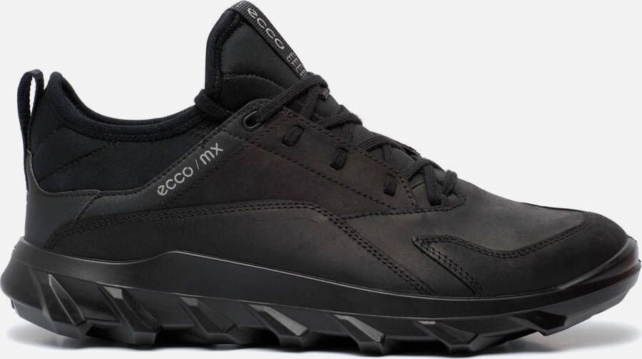 ECCO MX M Heren nubuck sneaker Zwart Size: 45 (UK 10.5-11)