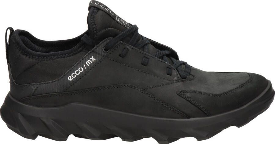 ECCO MX M Heren nubuck sneaker Zwart Size: 45 (UK 10.5-11)