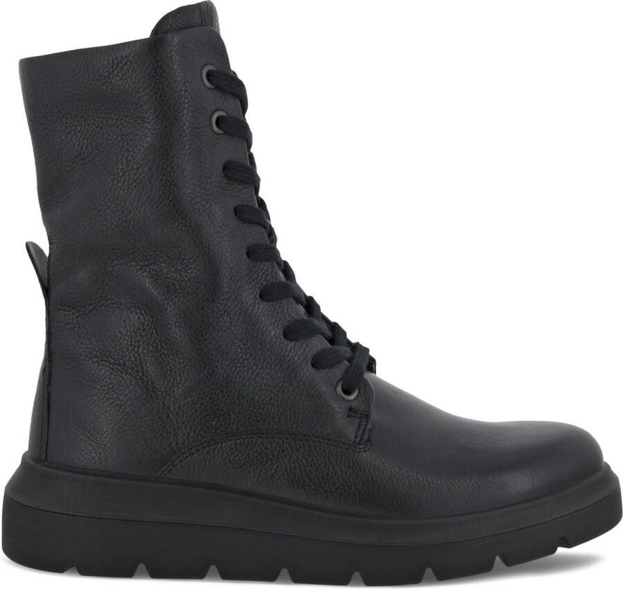 ECCO Nouvelle Veterboots zwart Leer