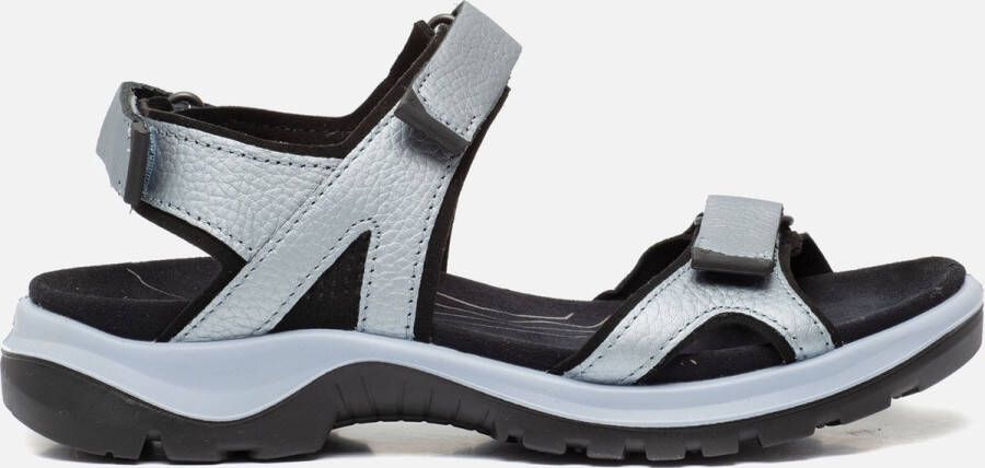 ECCO Offroad sandalen blauw Leer Dame