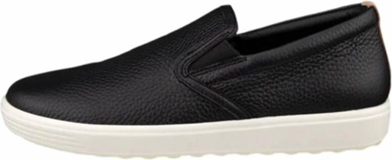 ECCO Sneaker Women Soft 7 Slip On Pebble Black Powder