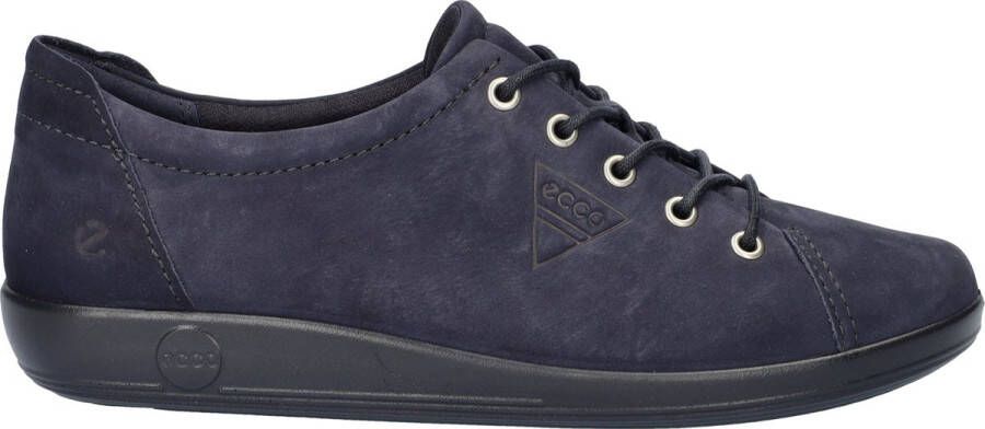 ECCO soft 2.0 206503 12303 donkerblauw nubuck