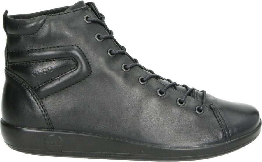 ECCO SOFT 2.0 dames Veterboot Zwart