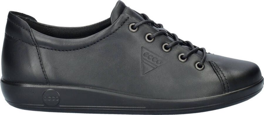 ECCO Soft 2.0 Dames leren wandelschoen Zwart Size: 43 (UK 9-9.5)